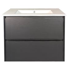 Laulea 750mm Wall Hung Single Vanity with Ceramic Countertop